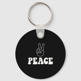 Im Peace Funny Matching Paares Outfit für Ehefrau Schlüsselanhänger