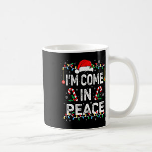 I'm Peace I Come in Peace Funny Matching Couple Ch Kaffeetasse