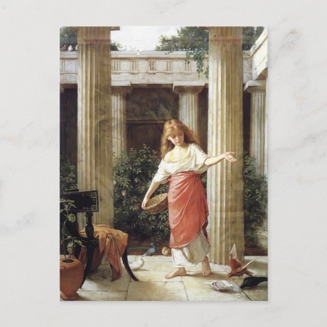 Im Peristyle von John William Waterhouse Postkarte (Vorderseite)