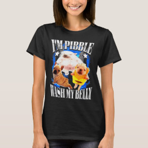 Im Pibble Wasche meinen Bauch Französische Bulldog T-Shirt