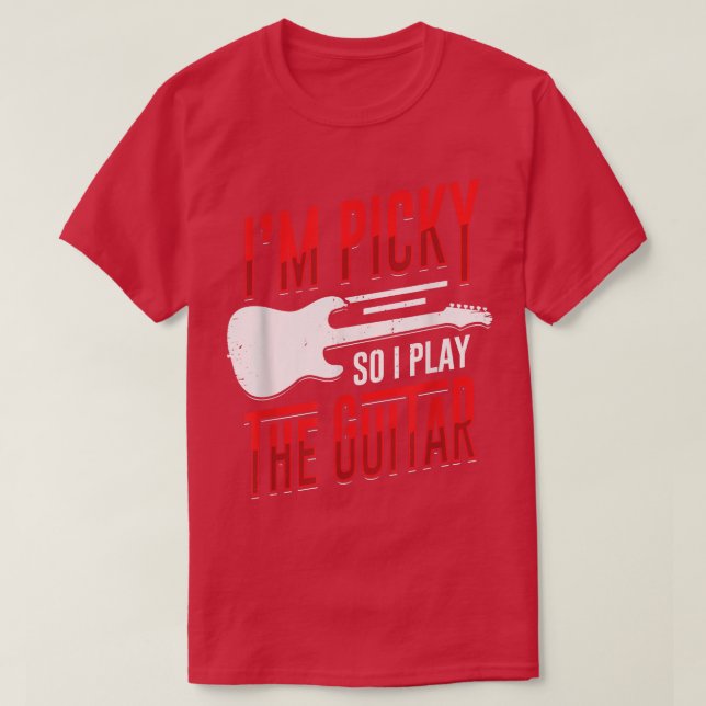 Im Picky Also spiele ich Gitarrendesign für eine G T-Shirt (Design vorne)