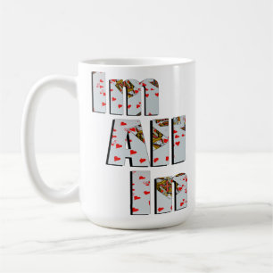 Im Poker. Kaffeetasse