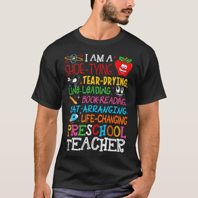 Im Preschool Teacher Tshirt (Vorderseite)