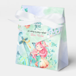 Im Rahmen der Sea Mermaid Birthday Favor Box Geschenkschachtel