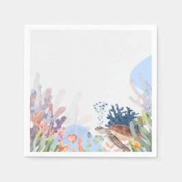 Im Rahmen des Sea Beach Paper Napkins-Set über 50 Serviette