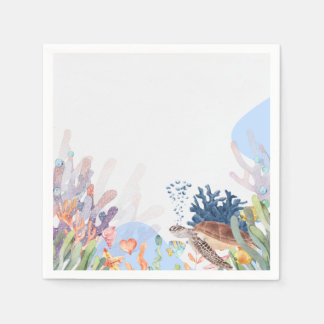Im Rahmen des Sea Beach Paper Napkins-Set über 50 Serviette