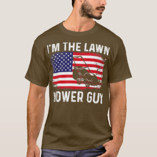 Im Rasenmäher Typ ich Gartenpflege T-Shirt
