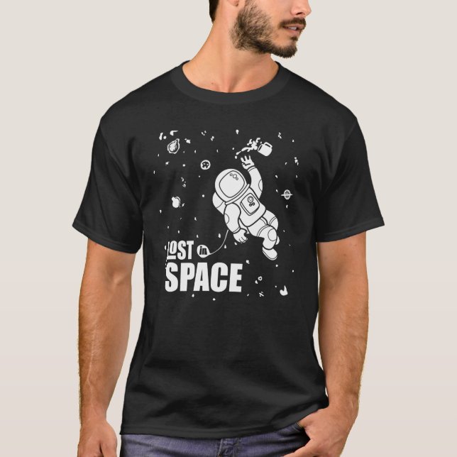 Im Raumflugzeug verloren T-Shirt (Vorderseite)