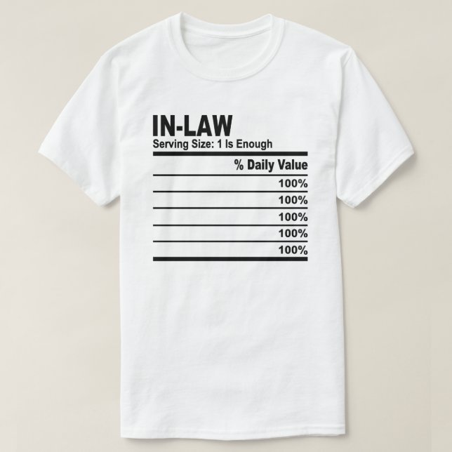 Im Recht Ernährung Familie Fakten maßgeschneidert T-Shirt (Design vorne)