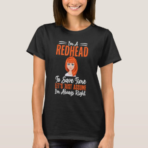 Im Redhead zu rett Time lasse annehmen, dass er im T-Shirt