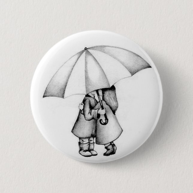 im Regen Button (Vorderseite)