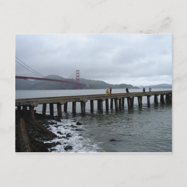 Im Regen Postkarte (Vorderseite)