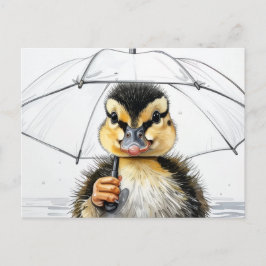 „Im Regen spazieren“ Postkarte