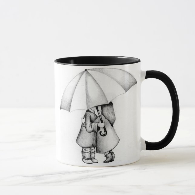 Im Regen Tasse (Rechts)