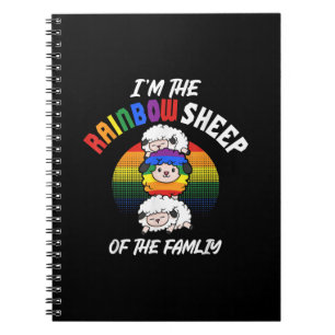 Im Regenbogenschaf der jetzigen Familie Notizblock