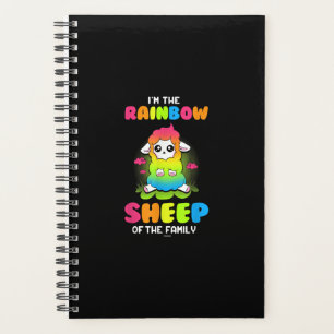 Im Regenbogenschaf Niedliche Schafhaltung Planer