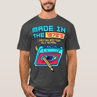 Im Retro-Kassettenband der 72er Jahre hergestellt T-Shirt
