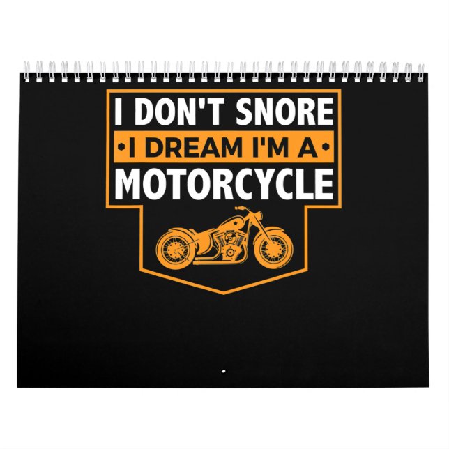 Im richtigen Motorradfahrer Geschenk für Motorradl Kalender (Titelbild)