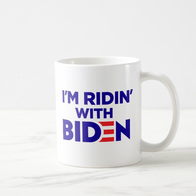 i'm Ridin mit Biden 2024 Kaffeetasse (Rechts)