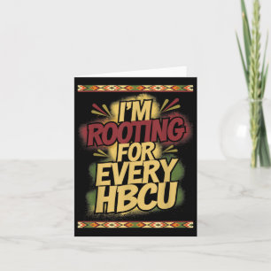 Im Rooting für jeden Hbcu - Rooting Support Karte