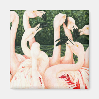 Im Rosa - Flamingos Magnet