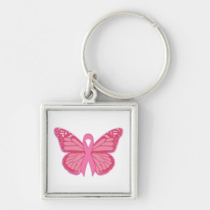 Im rosa Schmetterling Schlüsselanhänger