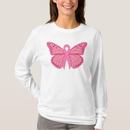 Im rosa Schmetterling T-Shirt
