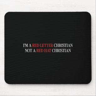 Im Roten Brief Christlich kein Red Hat Christlich Mousepad
