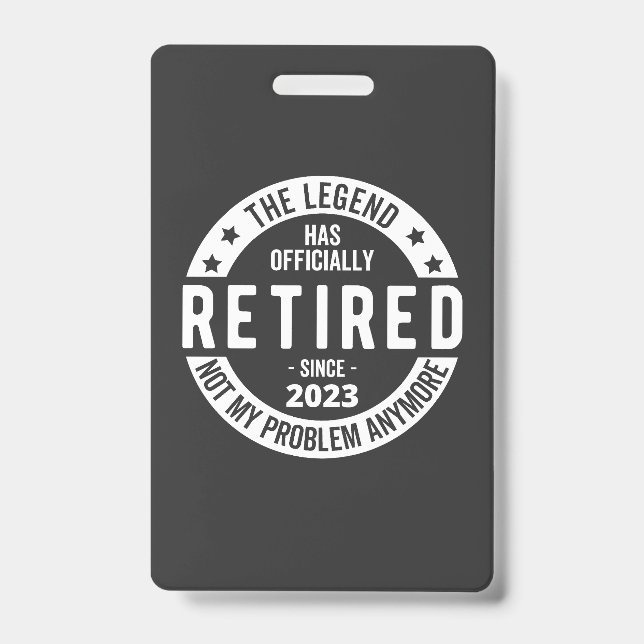 im Ruhestand 2023 Ausweis (Vorderseite)