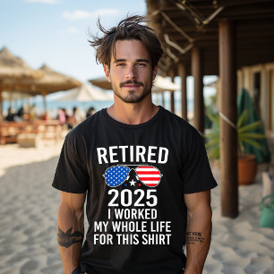 Im Ruhestand 2025 Nicht Mein Problem Mehr Amerikan T-Shirt