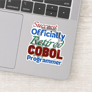 Im Ruhestand befindlicher COBOL-Programmierer komp Aufkleber
