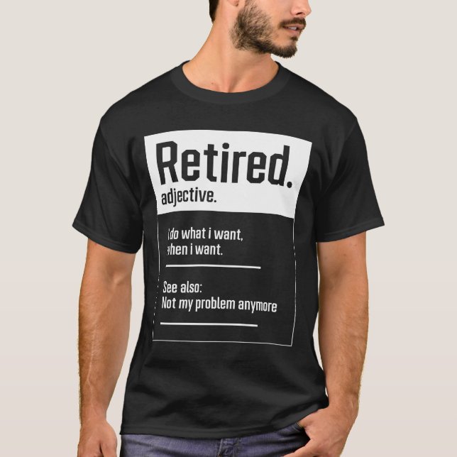 im Ruhestand. Definition-Funny Retirement - Perfec T-Shirt (Vorderseite)