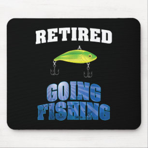 Im Ruhestand Fischen Gehen Ruhestandsdesign Für Ne Mousepad