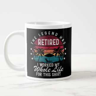 Im Ruhestand Ich Habe Mein Ganzes Leben Dafür Gear Jumbo-Tasse