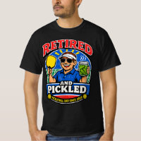 Im Ruhestand und eingelegt Hemd, Lustiges Pickleba