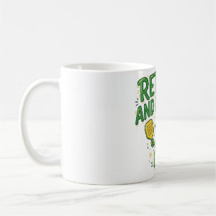 Im Ruhestand und eingelegt Lustiges Pickleball-Des Kaffeetasse