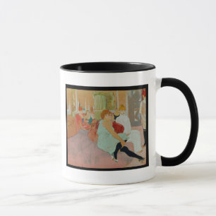 Im Salon am Rue-DES Moulins, 1894 Tasse