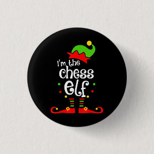 im Schach Elf Weihnachten Familienfreund Weihnacht Button