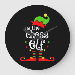 im Schach Elf Weihnachten Familienfreund Weihnacht Große Wanduhr