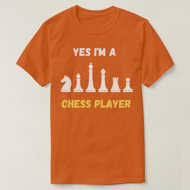 Im Schach-Player Schach Mens Womens Kids Funny T s T-Shirt (Design vorne)