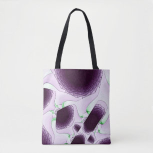 Im Schatten der Farbe Violett Tasche