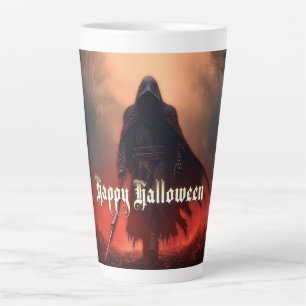 Im Schatten des grimmigen Sensenmanns - Halloween Milchtasse