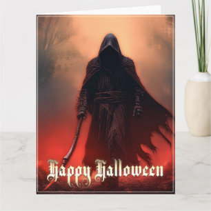 Im Schatten des Sensenmannes - Halloween Karte