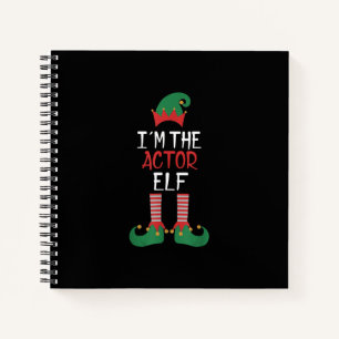 Im Schauspieler Elf - Familie passt Weihnachten Notizbuch
