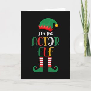 Im Schauspieler Elf passend Weihnachten Karte