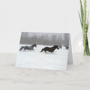 Im Schnee laufen Karte