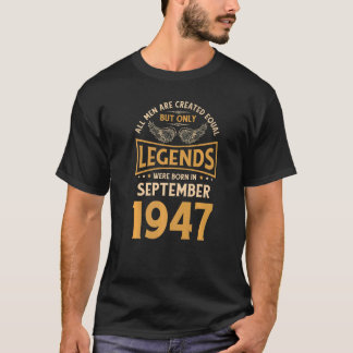 Im September 1947 waren die Geburtstagslegenden Ge T-Shirt