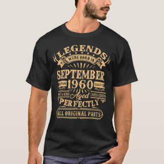 Im September 1960 waren 62 Jahre alte Legenden Geb T-Shirt