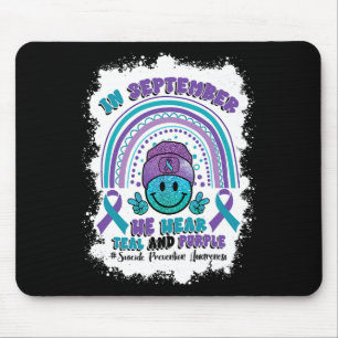 Im September tragen wir Aquamarine Lila Mousepad