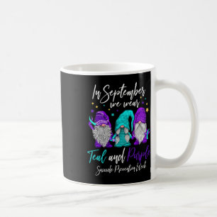 Im September tragen wir Aquamarine und Lila Selbst Kaffeetasse